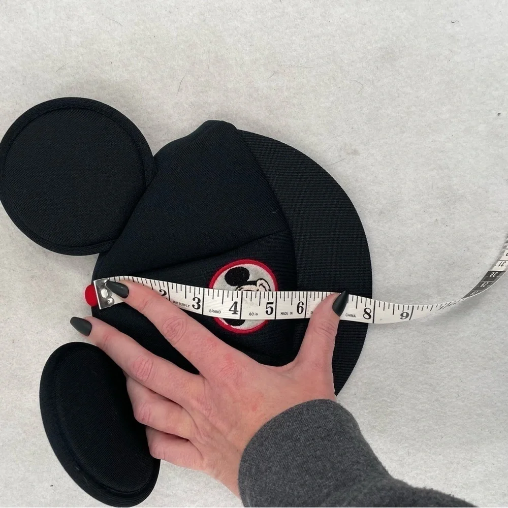 DISNEY Goofys Hat Co. Vintage Snap Back Black Hat with Mickey Mouse Ears Small - Picture 8 of 8